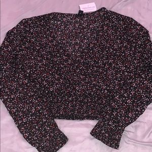 Floral V-Neck Blouse